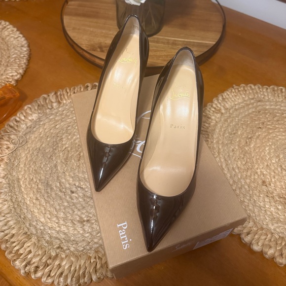 Christian Louboutin Shoes - Christian Louboutin Black Patent Leather Heels